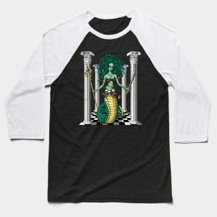 Greek Goddess Medusa Gorgon Baseball T-Shirt